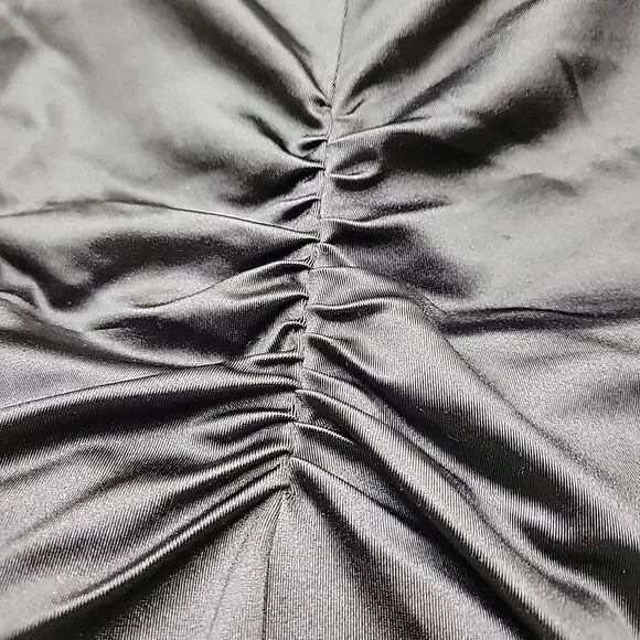 Emerald Sundae Gathered Trendy Little Black Dress Plus Size 20 NEW with Tag - Picture 9 of 14